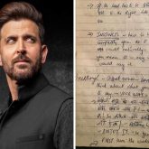 25 Years of Kaho Naa Pyaar Hai: Hrithik Roshan shares 27-year-old handwritten notes for prep of his role; says, “ONLY thing I want to celebrate are these scribbles in my rough book”