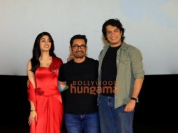 Photos: Aamir Khan, Junaid Khan, Khushi Kapoor, Advait Chandan and others snapped at the trailer launch of Loveyapa