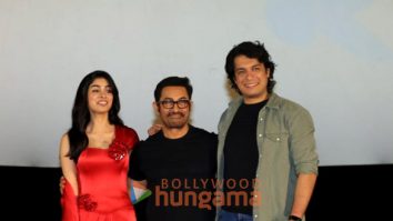 Photos: Aamir Khan, Junaid Khan, Khushi Kapoor, Advait Chandan and others snapped at the trailer launch of Loveyapa