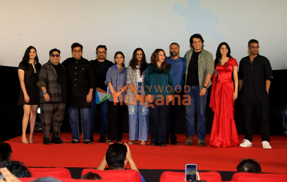 photos aamir khan junaid khan khushi kapoor advait chandan and others snapped at the trailer launch of loveyapa 2