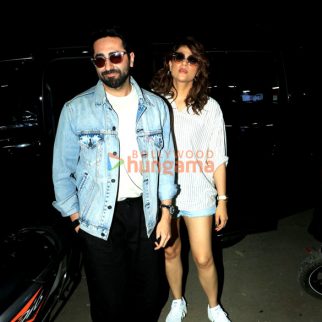 Photos: Ayushmann Khurrana and Tahira Kashyap snapped in Bandra