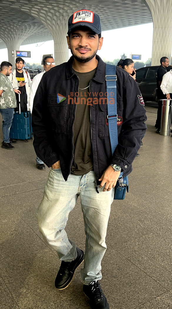 photos bhagyashree and munawar faruqui snapped at the airport 4