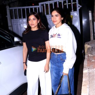 Photos: Bhumi Pednekar and Samiksha Pednekar snapped in Bandra