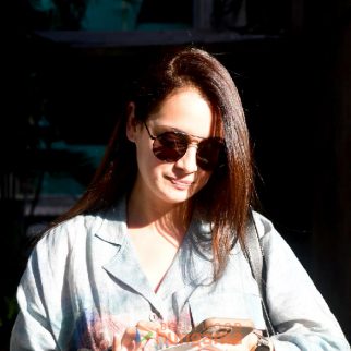 Photos: Dia Mirza snapped outside a salon in Bandra