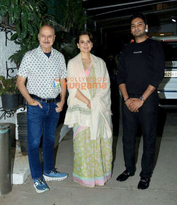 Photos: Kangana Ranaut, Anupam Kher and others grace the special screening of Emergency | Parties & Events