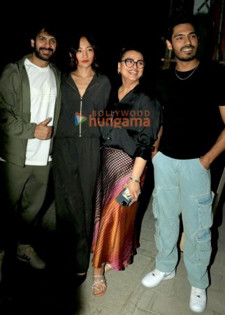Photos: Karan Veer Mehra, Shilpa Shirodkar, Chum Darang and Digvijay Singh Rathee snapped in Bandra