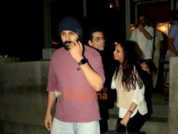 Photos: Kartik Aaryan, Karan Johar, Janhvi Kapoor and Ishaan Khatter snapped at Los Cavos restaurant in Bandra