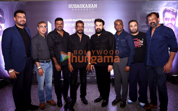 photos mohanlal prithviraj sukumaran and others snapped at l2e empuraan teaser launch event in kochi 9