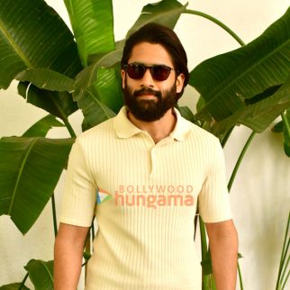 Photos: Naga Chaitanya snapped during Thandel promotions