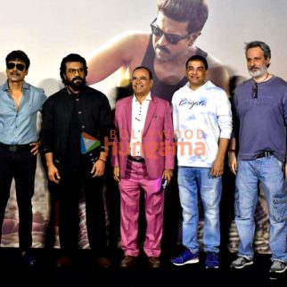 Photos: Ram Charan, S J Suryah, Dil Raju and Anil Thadani snapped at Game Changer trailer launch