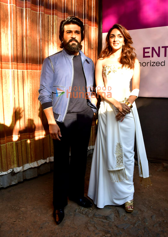 photos ram charan and kiara advani snapped promoting game changer at bigg boss set 3