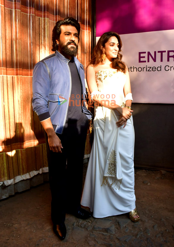 photos ram charan and kiara advani snapped promoting game changer at bigg boss set 4