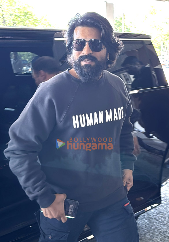Photos: Ram Charan and Tusshar Kapoor snapped at the airport Photos: Ram Charan and Tusshar Kapoor snapped at the airport