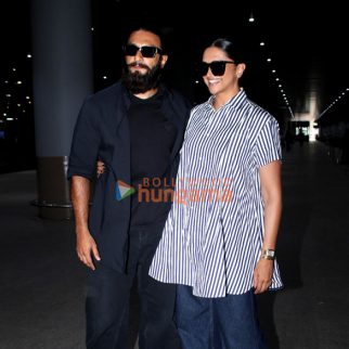 Photos: Ranveer Singh and Deepika Padukone snapped at the airport