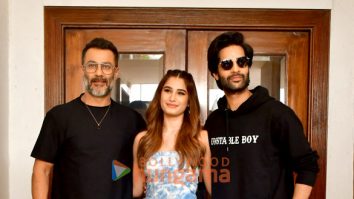Photos: Rasha Thadani, Aaman Devgan and Abhishek Kapoor snapped at Azaad promotions
