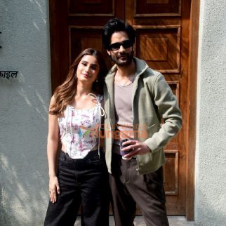 Photos: Rasha Thadani and Aaman Devgan snapped promoting Azaad in Bandra