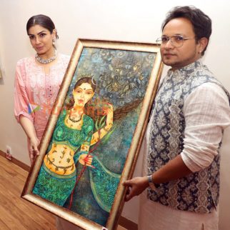 Photos: Raveena Tandon inaugurates Vishal Sablley's 'Nayika' at Jehangir Art Gallery