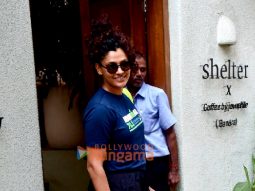 Photos: Saiyami Kher snapped outside a restaurant in Bandra
