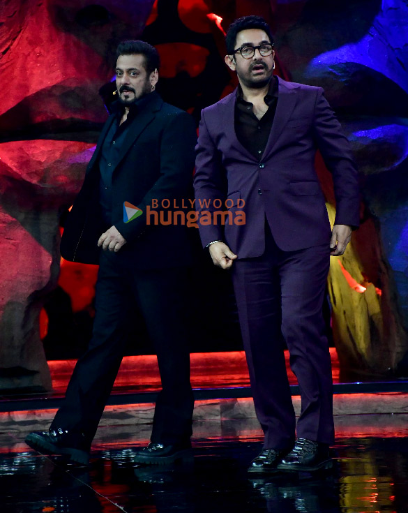 photos salman khan aamir khan and loveyapa actors junaid khan and khushi kapoor snapped at bigg boss 18 finale 6