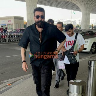 Photos: Sanjay Dutt, Ayushmann Khurrana, Hema Malini and Utkarsh Sharma snapped at the airport