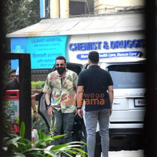 Photos: Sanjay Dutt spotted at hospital to meet Saif Ali Khan