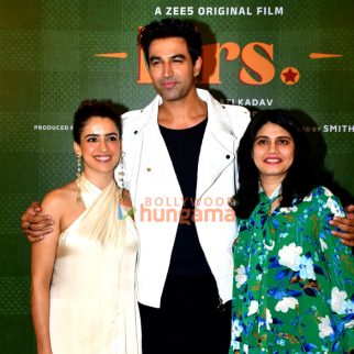 Photos: Sanya Malhotra, Nishant Dahiya and Arati Kadav snapped promoting their film Mrs.