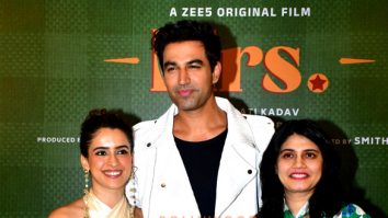 Photos: Sanya Malhotra, Nishant Dahiya and Arati Kadav snapped promoting their film Mrs.