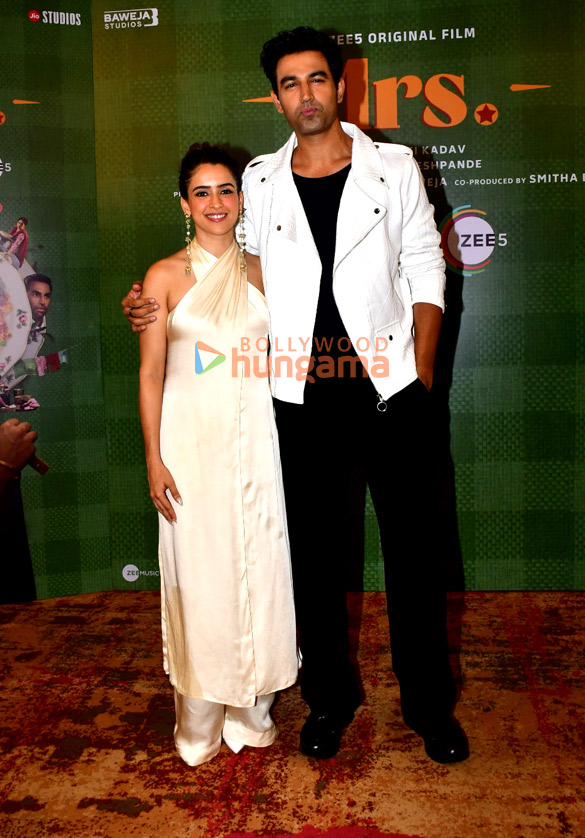 photos sanya malhotra nishant dahiya and arati kadav snapped promoting their film mrs 6