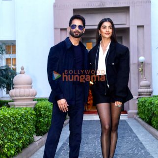 Photos: Shahid Kapoor and Pooja Hegde snapped promoting their film Deva