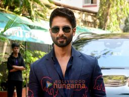Photos: Shahid Kapoor and Pooja Hegde snapped promoting their film Deva at National College in Mumbai