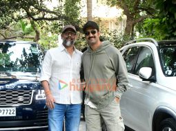 Photos: Vicky Kaushal and Laxman Utekar snapped at Maddock office in Santacruz