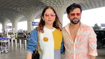 Rahul and Disha papped at the airport as they off for their christmas vacay