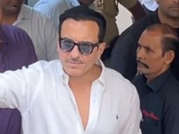 Saif Ali Khan facing media for the first time after the attack