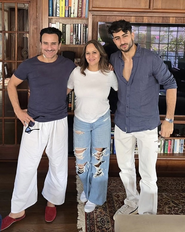 Saif Ali Khan twins with son Ibrahim Ali Khan in unseen picture after surgery