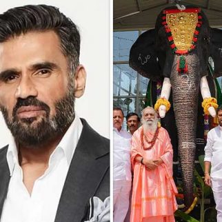 Suniel Shetty, PETA India donates mechanical Elephant to Karnataka Temple for cruelty-free rituals