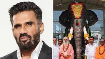 Suniel Shetty, PETA India donates mechanical Elephant to Karnataka Temple for cruelty-free rituals