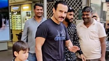 Papa Saif with Tim papped together