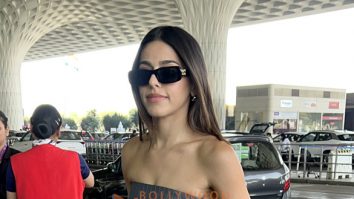 Photos: Alaya F, Ravi Kishan and Orhan Awatramani snapped at the airport