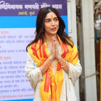 Photos: Bhumi Pednekar snapped at the Siddhivinayak Temple in Mumbai