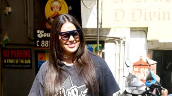 Photos: Bipasha Basu snapped outside a salon in Khar