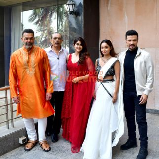 Photos: Bobby Deol, Prakash Jha, Aaditi Pohankar, Tridha Choudhury and others snapped during Ashram 3: Part 2 promotions