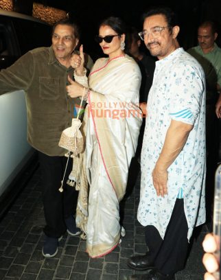 Photos: Dharmendra, Rekha, Aamir Khan and others grace the special screening of Loveyapa at Excel Entertainment’s office