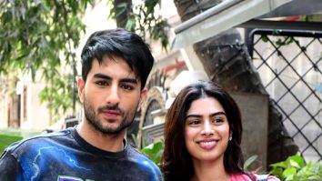 Photos: Ibrahim Ali Khan and Khushi Kapoor snapped promoting Nadaaniyan