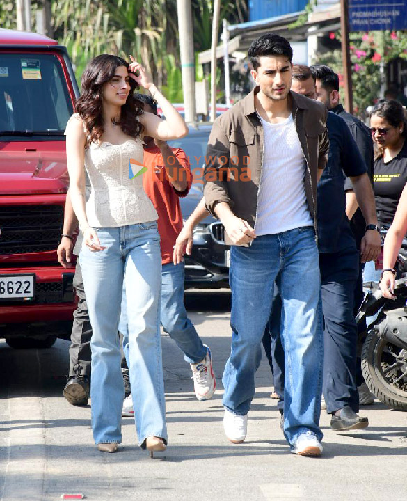 photos ibrahim ali khan and khushi kapoor snapped promoting nadaaniyan song ishq mein 6