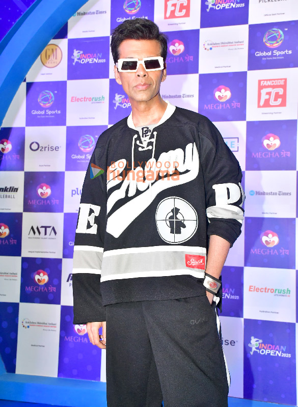 photos karan johar and shashank khaitan snapped attending pickleball championship 2
