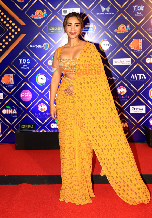 photos kartik aaryan nushrratt bharuccha adah sharma and others grace the iconic gold awards 2025 14