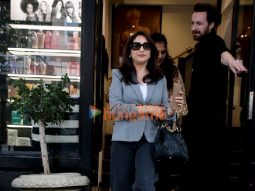 Photos: Madhuri Dixit spotted outside a salon in Bandra