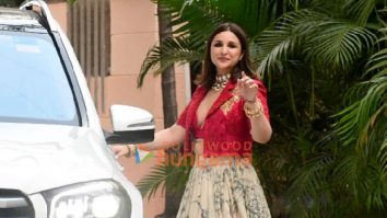 Photos: Parineeti Chopra snapped leaving for cousin Siddharth Chopra’s wedding