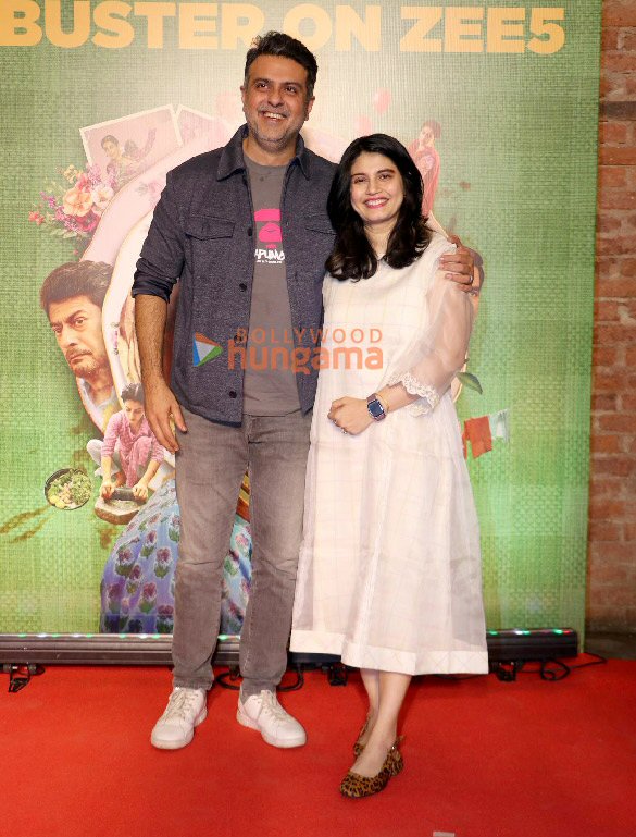 photos sanya malhotra harman baweja and others snapped at the success bash of mrs 8