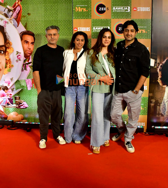 photos shilpa shetty sanya malhotra harman baweja and others grace the premiere of mrs 18